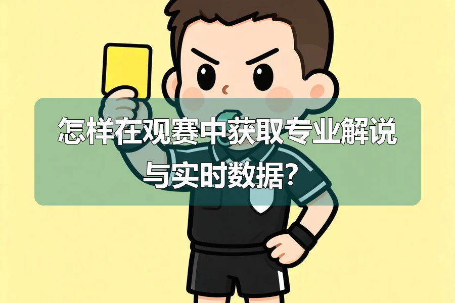 怎样在观赛中获取专业解说与实时数据？